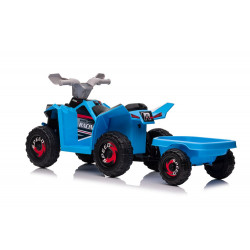 XMX630T kék akkumulátoros quad utánfutóval