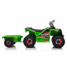 XMX630T zöld akkumulátoros quad utánfutóval