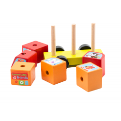 Fa minibusz Happy Animals Sorter LM-10 13197