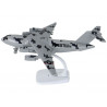 Katonai szürke Camo UNITED repülőgép figura HW-605