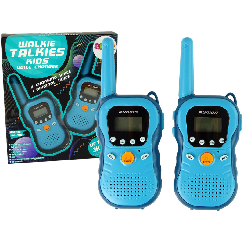 Walkie talkies gyerekeknek kék