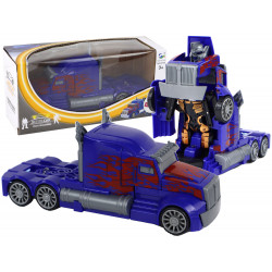 Robot autó Optimus Prime Blue Truck