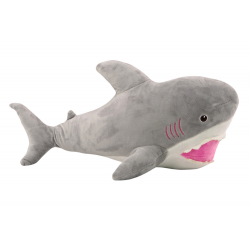 Plüss Shark Mascot ennivaló 50cm szürke