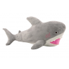 Plüss Shark Mascot ennivaló 50cm szürke