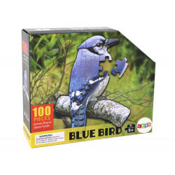 Puzzle 100 Pieces Blue Bird Animals téma