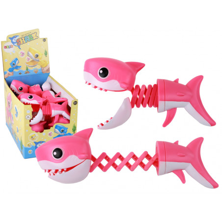 Toy Biting Fish Pink Shark Gun