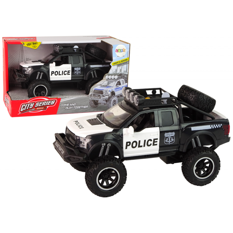 Offroad Vehicle Raptor Police nyitóajtó hangfény