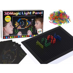 Magic Oktatási Tábla 3D világító puzzle 180 db.