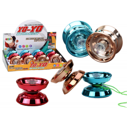 Yoyo Aluminium Classic Yoyo Blue Gold Red