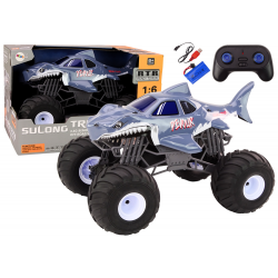 Nagy terepjáró távirányítós autó 2.4G RC 1:6 Shark