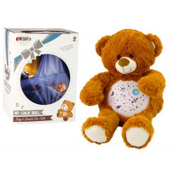 Teddy Bear Sleeping Lights Sounds Night and Day Mode Barna