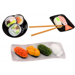 Sushi készlet garnélarák kiegészítők gyerekeknek játék 22 darab.