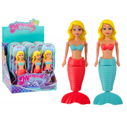 Mermaid Bath Wind Up Water Floating Türkiz Pink Doll MIX