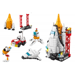 Építési blokkok Space Space Vehicle Rocket MIX