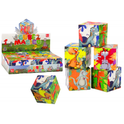 Magic Cube Oktatási Puzzle Dinoszauruszok Puzzle Logikai Játék