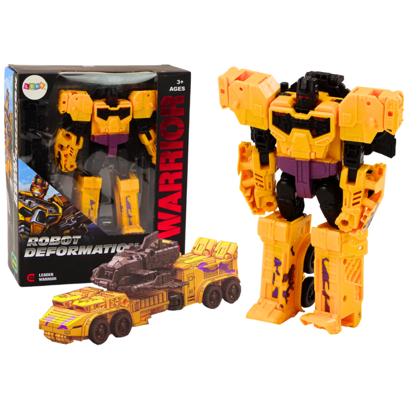 Robottank fegyverrel 2 az 1-ben Transformation X-Warrior Yellow