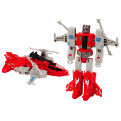 Robot-helikopter 2 az 1-ben Transformation X-Warrior Red