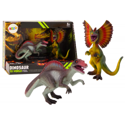 Dinoszaurusz figurák Spinosaurus Dilophosaurus szett 2 részes