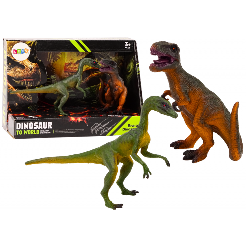 Dinoszaurusz figurák Tyrannosaurus Compsognathus 2 darabos készlet